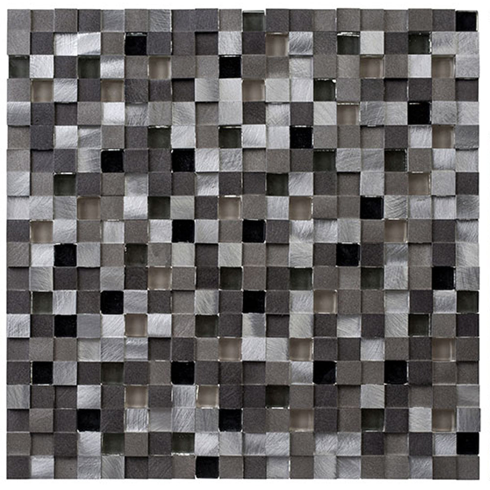 Orbit 11.88" x 11.88" Glass Mosaic