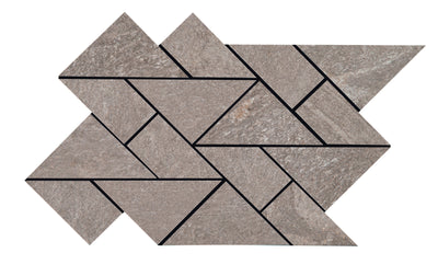 Crossville Owen Stone 8.55" x 14.65" Porcelain Mosaic