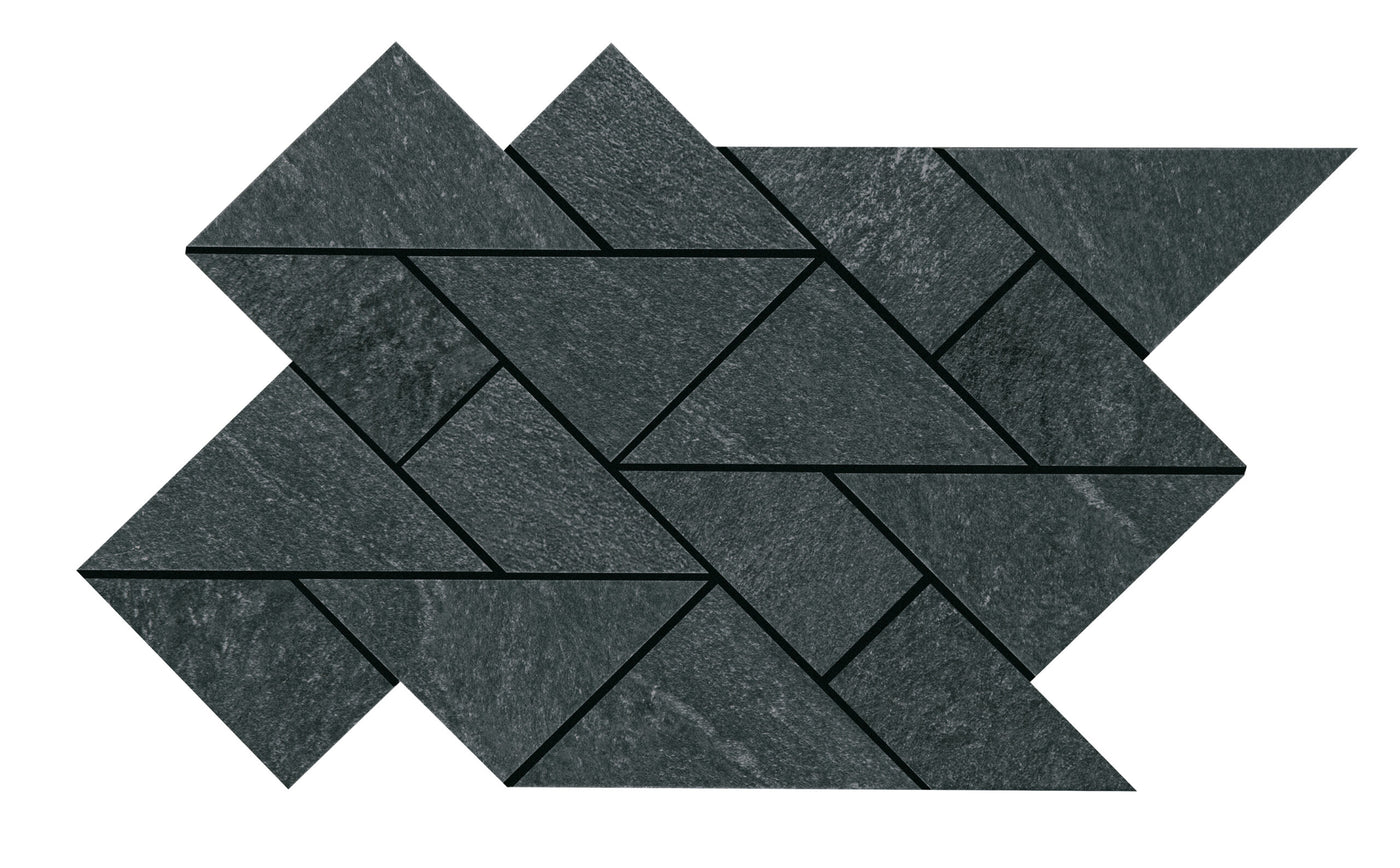 Crossville Owen Stone 8.55" x 14.65" Porcelain Mosaic
