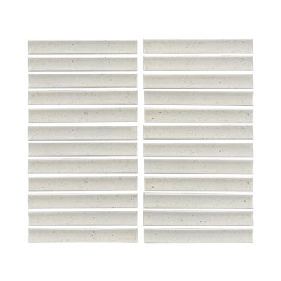 Lungarno MidMod 1 x 6 Bars 11.54" x 11.65" Porcelain Mosaic