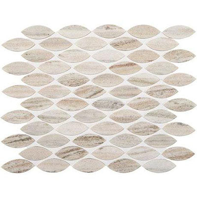 Marazzi Haven Point 1 x 2 Leaf 10" x 13" Natural Stone Mosaic