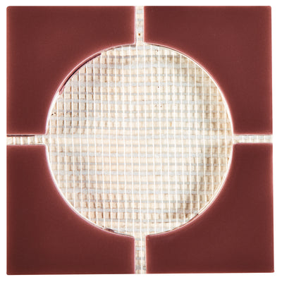 Crossville Cursive 4 Corner 6" x 6" Ceramic Mosaic