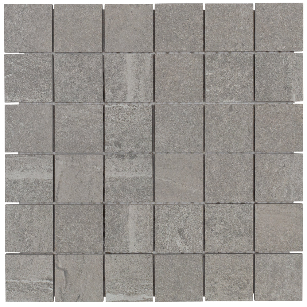 Tesoro Adrock 2 x 2 12" x 12" Porcelain Mosaic