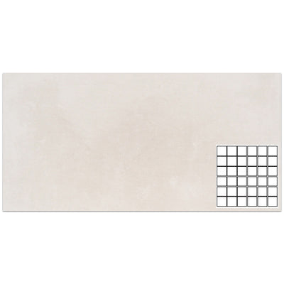 Tesoro Fusion Fabric 12" x 12" Porcelain Mosaic