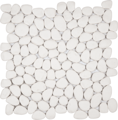 Bati Orient Reconstituted Pebble 12" x 12" Natural Stone Mosaic