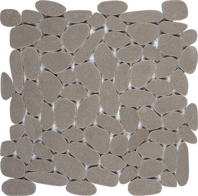 Bati Orient Reconstituted Pebble 12" x 12" Natural Stone Mosaic