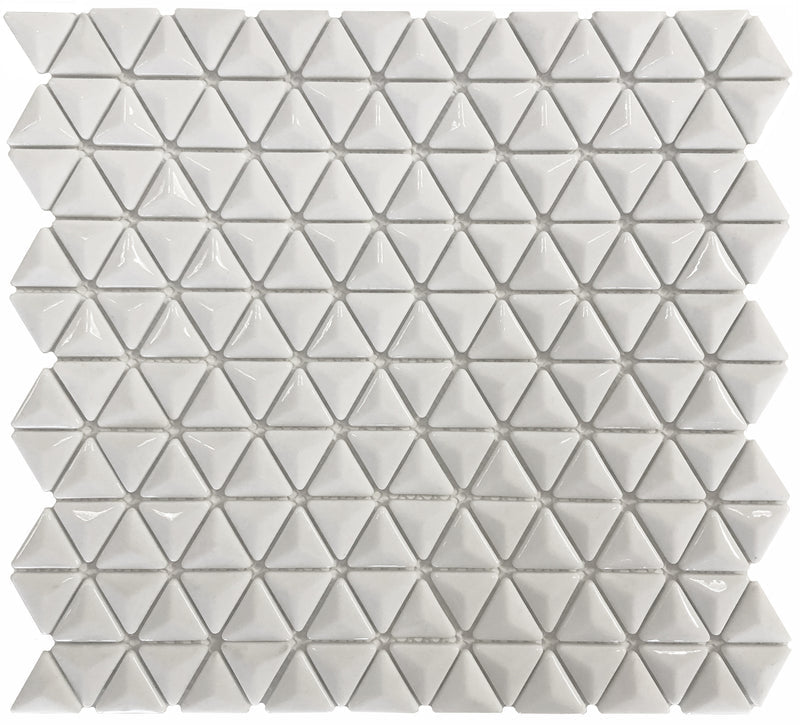 Ottimo Ceramics Peak Triangle 11.5" x 11.5" Glass Mosaic