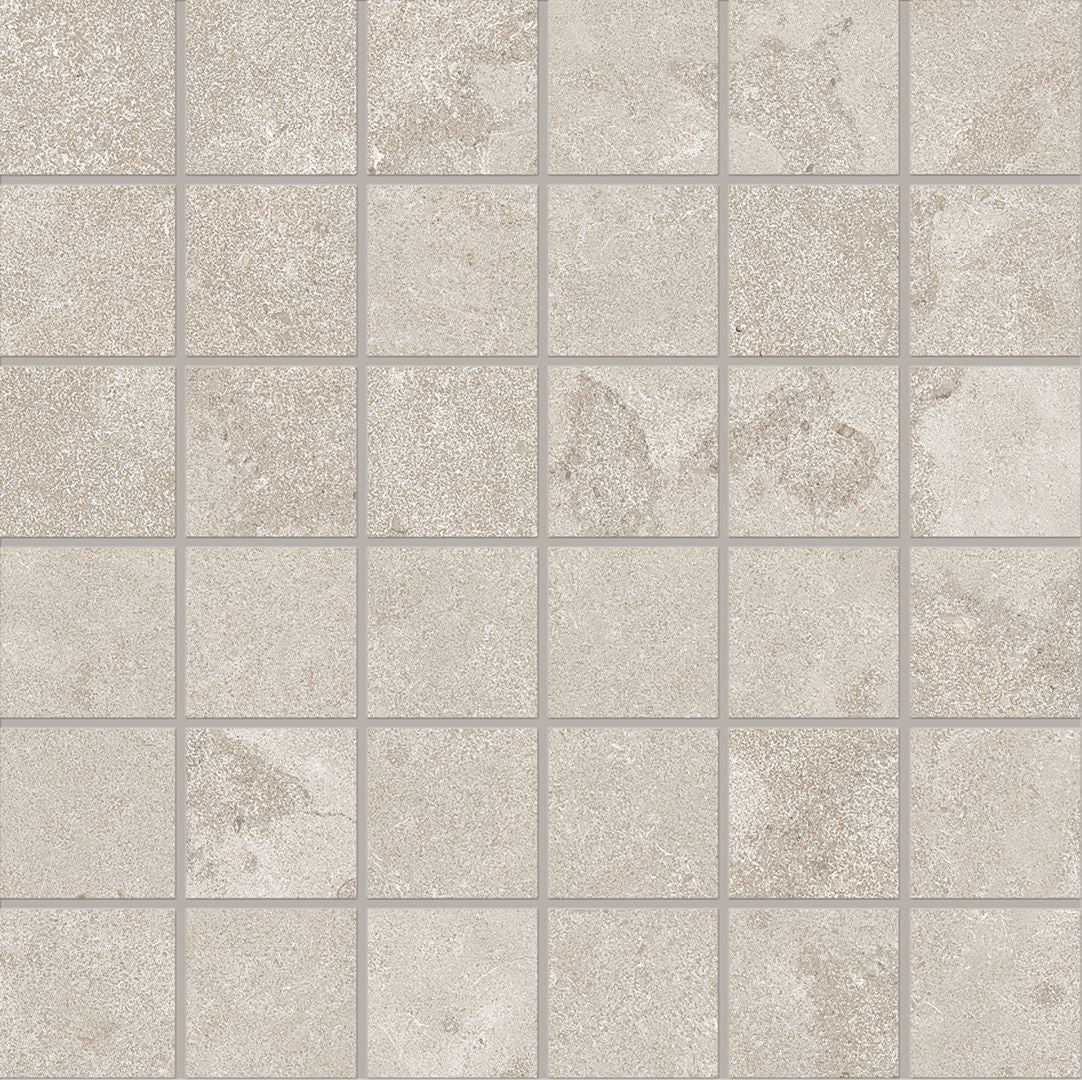 Emil Ceramica Portland Stone 2 x 2 12" x 12" Porcelain Mosaic
