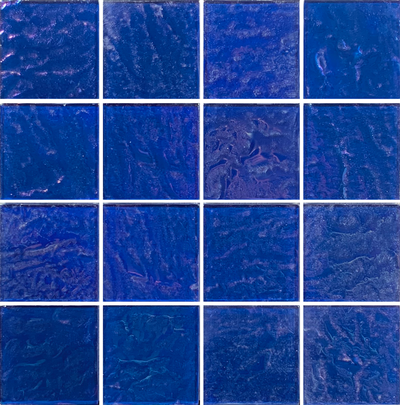 QDI Surfaces Piazza 3 x 3 12" x 12" Glass Mosaic