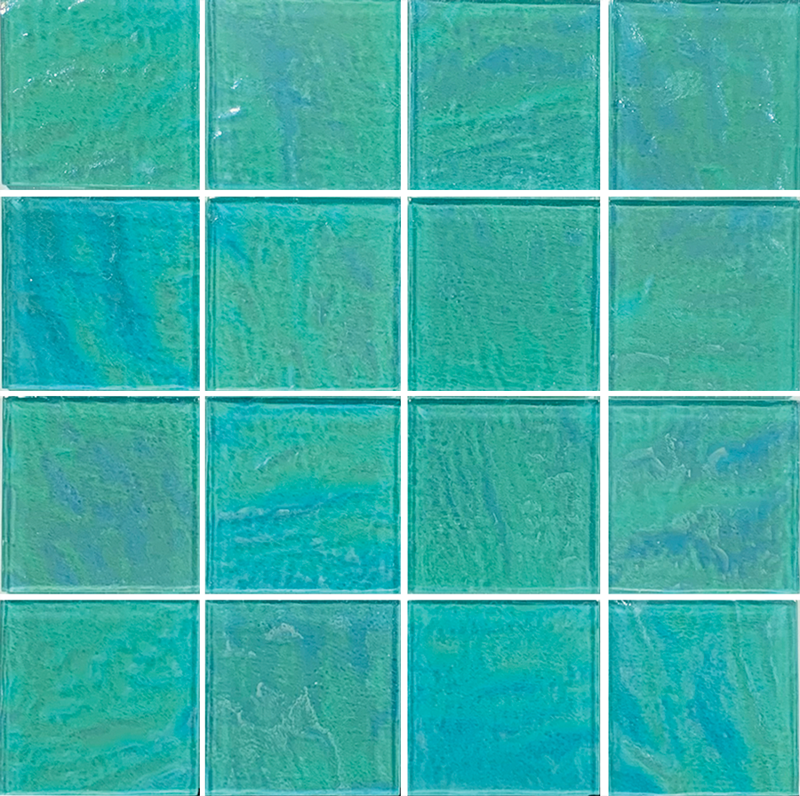 QDI Surfaces Piazza 3 x 3 12" x 12" Glass Mosaic