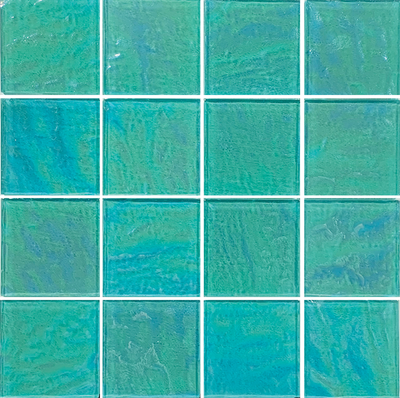 QDI Surfaces Piazza 3 x 3 12" x 12" Glass Mosaic