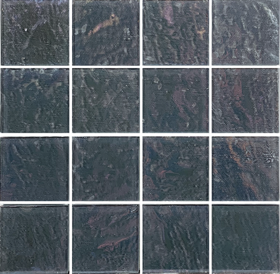 QDI Surfaces Piazza 3 x 3 12" x 12" Glass Mosaic