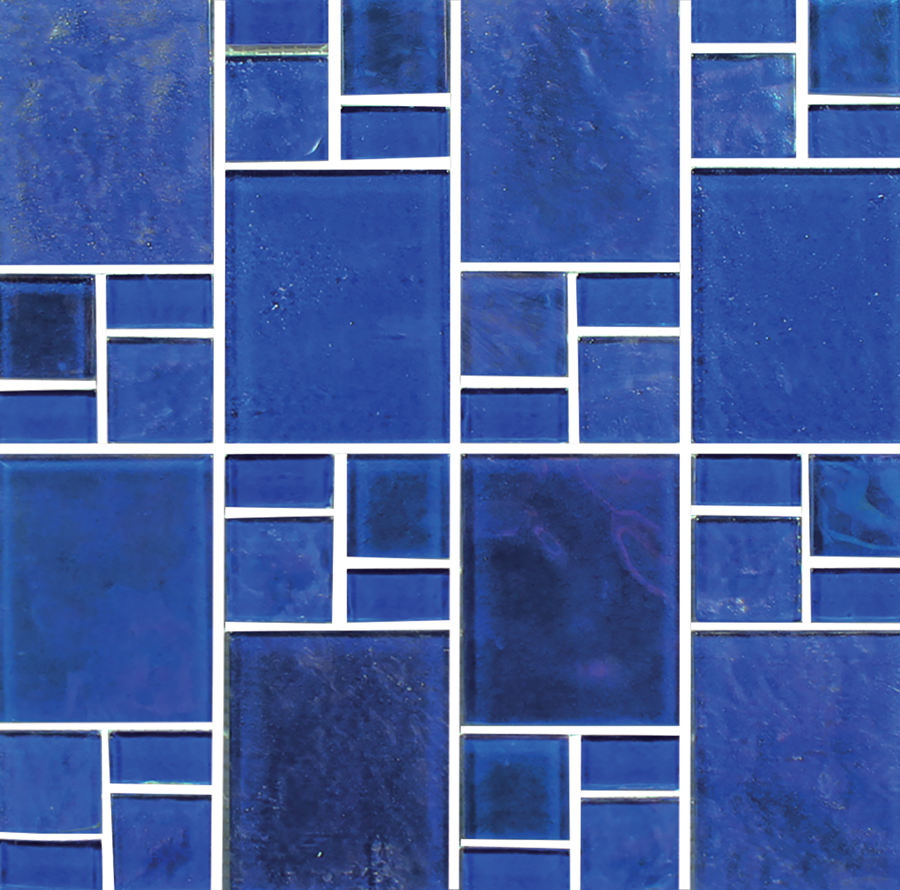 QDI Surfaces Piazza Random 12" x 12" Glass Mosaic