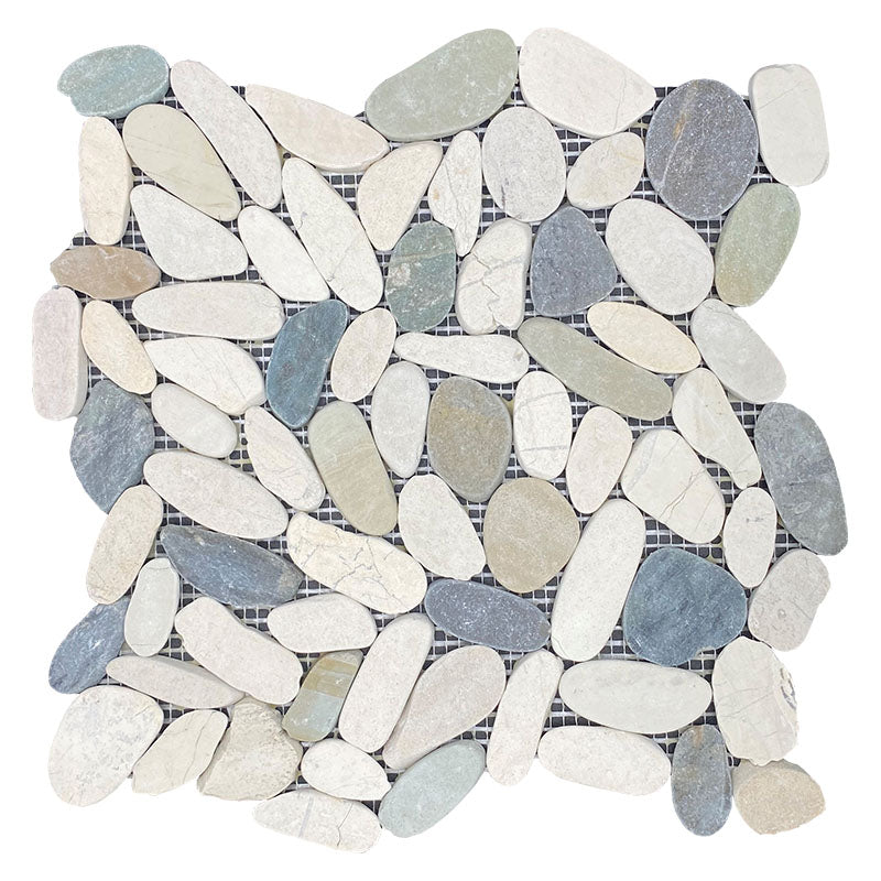 Maniscalco Botany Bay Sliced 12" x 12" Stone Mosaic