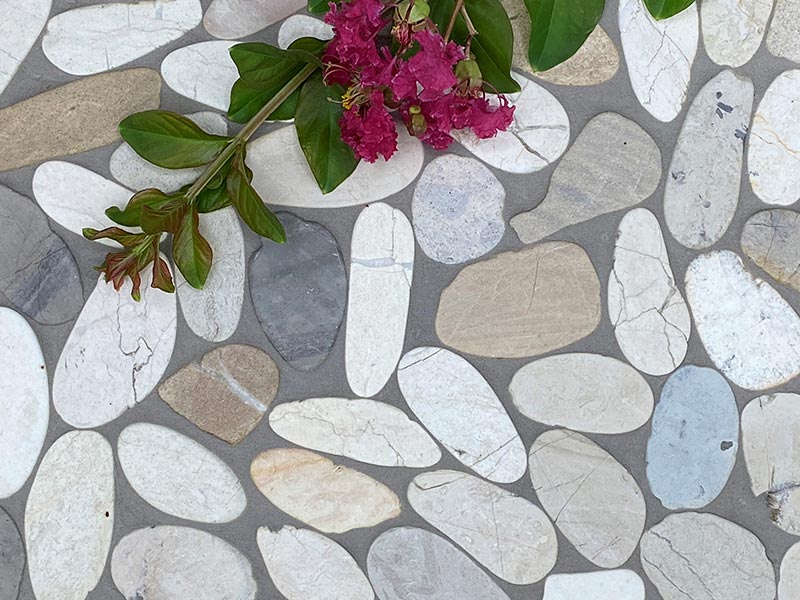 Maniscalco Botany Bay Sliced 12" x 12" Stone Mosaic