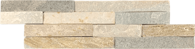 Bati Orient Floors-Wall Cladding 4" x 14" Natural Stone Mosaic