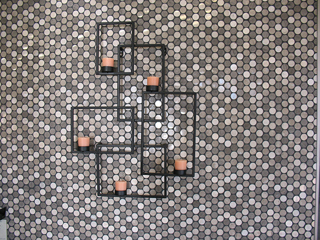 Maniscalco Daintree Exotic Dots 11.25" x 11.75" Marble Mosaic
