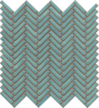 Emser Regala 1 x 2 Mini Herringbone 11" x 11" Porcelain Mosaic