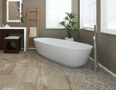 Aspire Stone Sliced Pebbles 12" x 12" Marble Mosaic