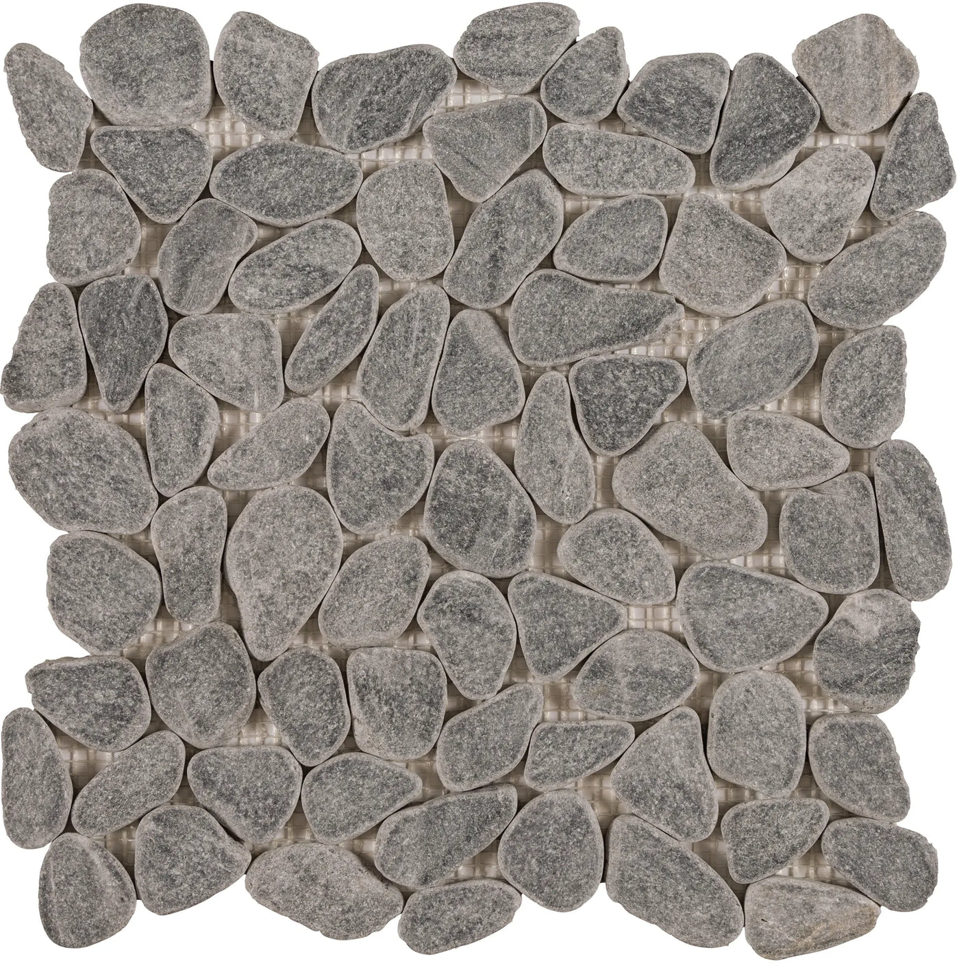 Aspire Stone Tumbled Pebbles 12" x 12" Marble Mosaic