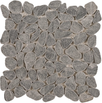 Aspire Stone Tumbled Pebbles 12" x 12" Marble Mosaic