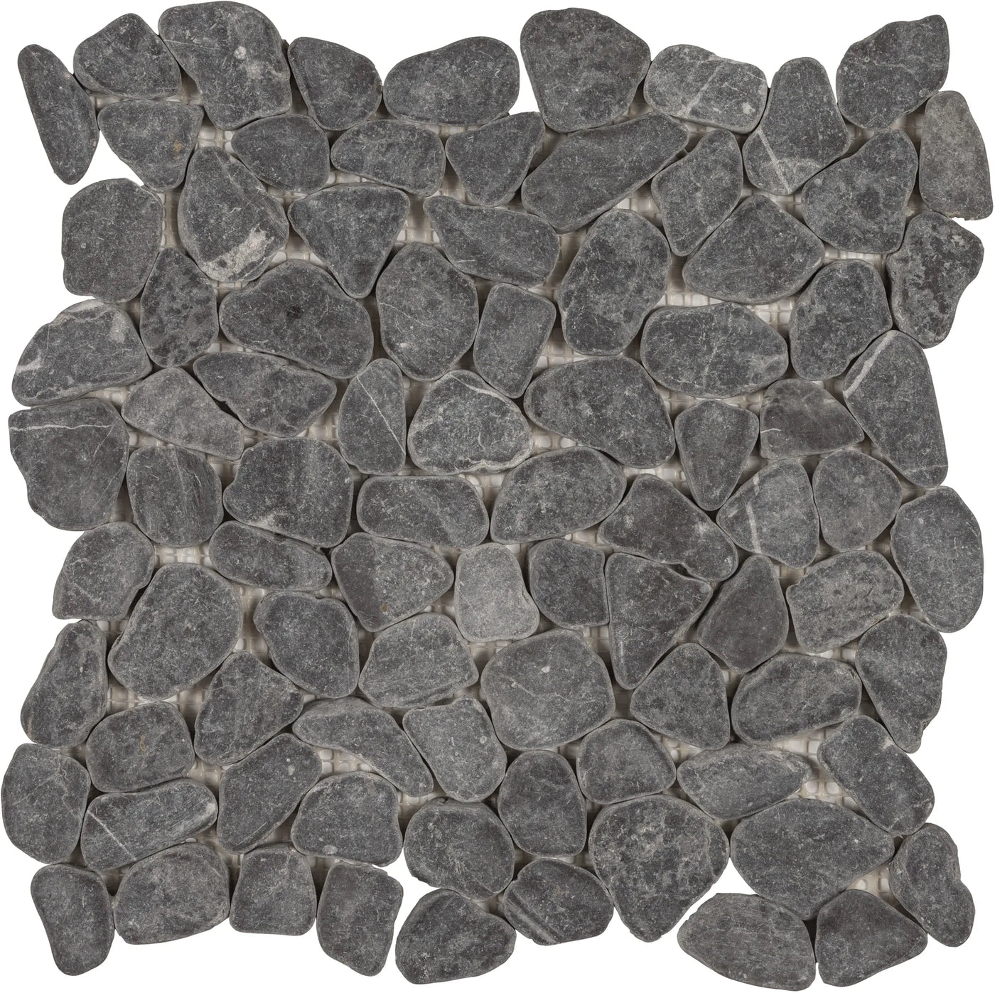 Aspire Stone Tumbled Pebbles 12" x 12" Marble Mosaic