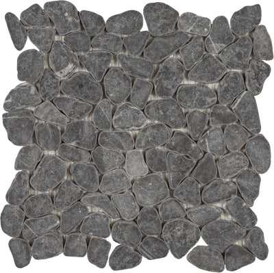 Aspire Stone Tumbled Pebbles 12" x 12" Marble Mosaic