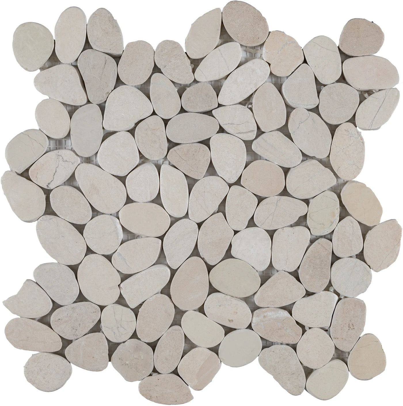 Aspire Stone Antique Pebbles 12" x 12" Marble Mosaic