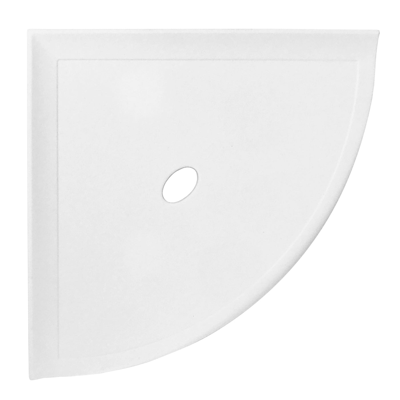 Questech Metro Flatback 10" Corner Shelf