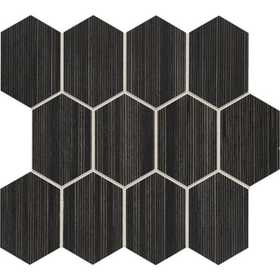 Arizona Tile Shibusa 3" x 4" Long Rhomboid 11.3" x 11.3" Porcelain Mosaic