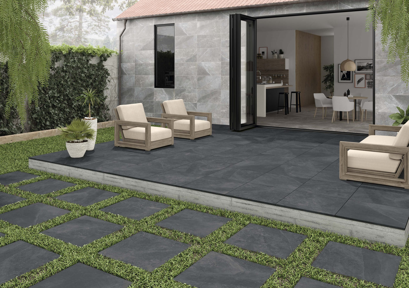 QDI Surfaces Maverick 24" x 24" Porcelain Paver