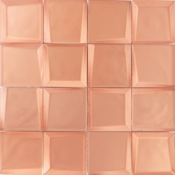 Crossville Sideview Glass 3 x 3 12" x 12" Glass Mosaic
