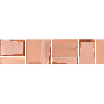 Crossville Sideview Glass 3" x 12" Glass Mosaic