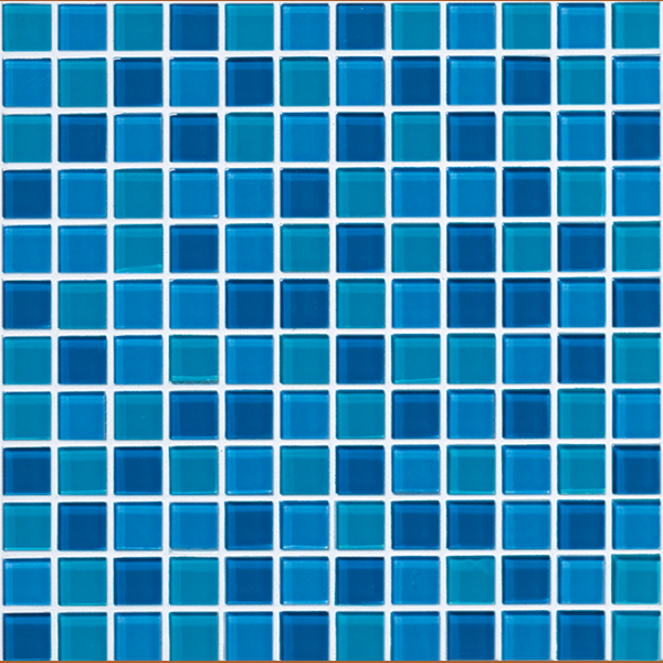 Crossville Glass Blox 1 x 1 Blend 12" x 12" Glass Mosaic