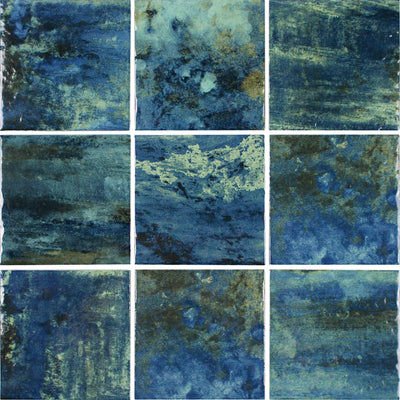 Tesoro Aquatica Sea Corallo 6" x 6" Ceramic Tile