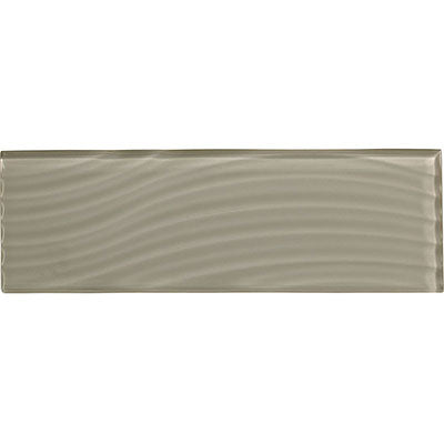 American Olean Color Appeal Abstracts Wave 4" x 12" Glass Tile
