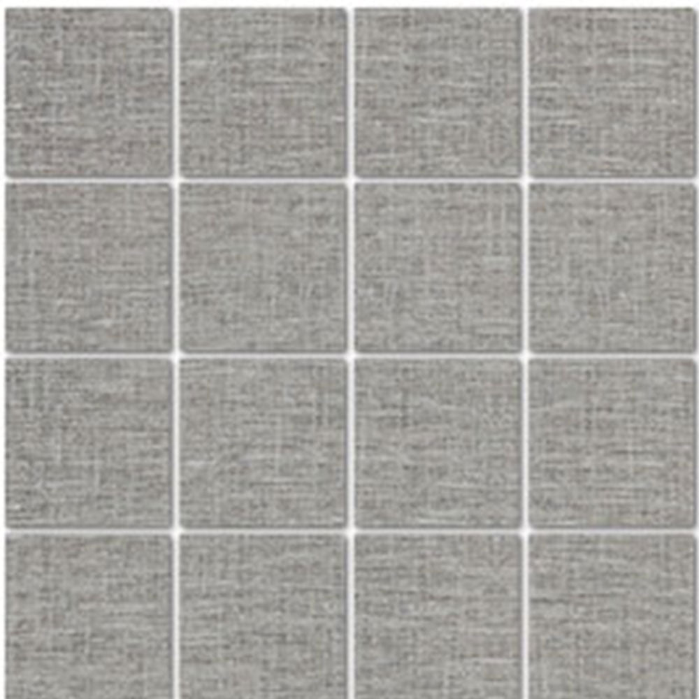 Tesoro Natural Linen 3 x 3 12" x 12" Porcelain Mosaic