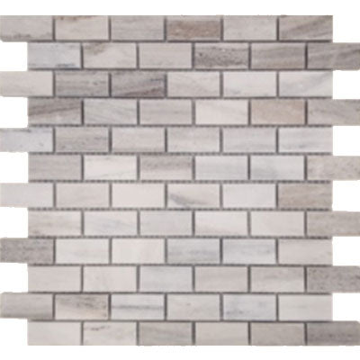 Tesoro Skyline 1 x 2 12" x 12" Natural Stone Mosaic