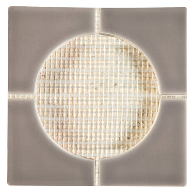 Crossville Cursive 4 Corner 6" x 6" Ceramic Mosaic