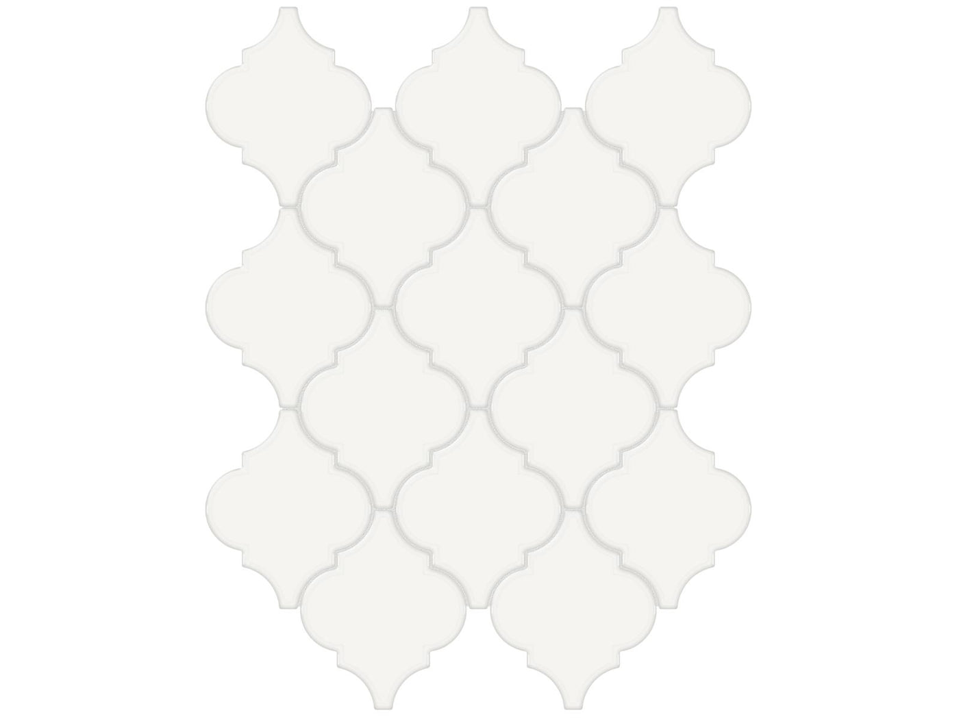 Anatolia Soho Arabesque 10.43" x 13.31" Porcelain Mosaic