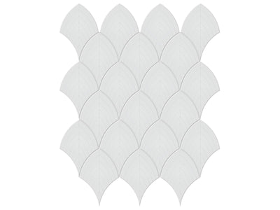 Anatolia Soho Scallop 10.75" x 13.35" Porcelain Mosaic