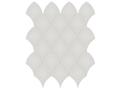Anatolia Soho Scallop 10.75" x 13.35" Porcelain Mosaic