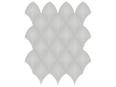 Anatolia Soho Scallop 10.75" x 13.35" Porcelain Mosaic