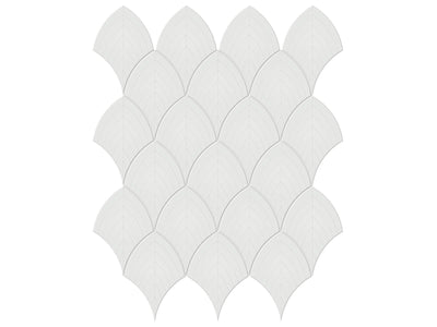 Anatolia Soho Scallop 10.75" x 13.35" Porcelain Mosaic