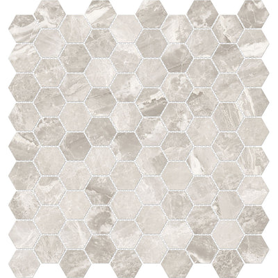 Tesoro Mayfair 1.25" Hexagon 11.5" x 12" Porcelain Mosaic