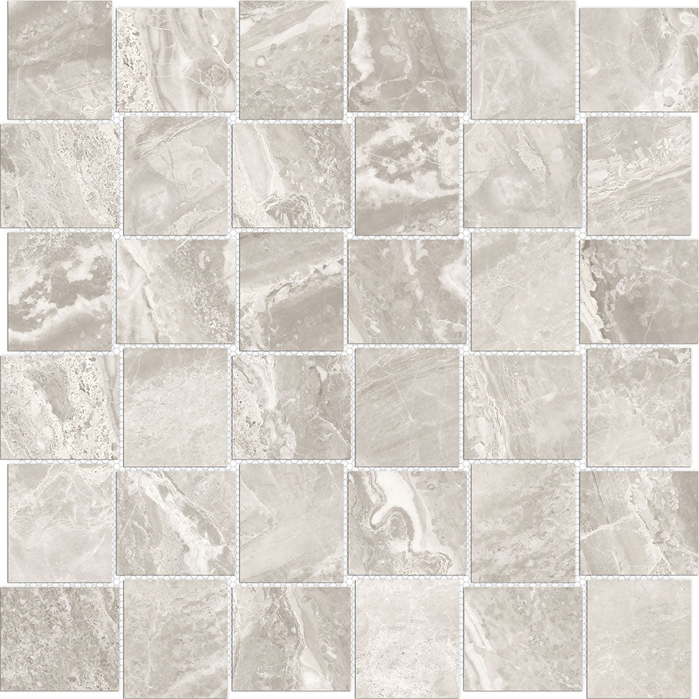 Tesoro Mayfair 2 x 2 Basketweave 12" x 12" Porcelain Mosaic