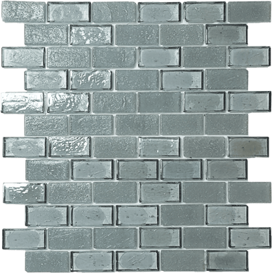 Tesoro Aquatica Superior 1 x 2 11.5" x 12.5" Glass Mosaic