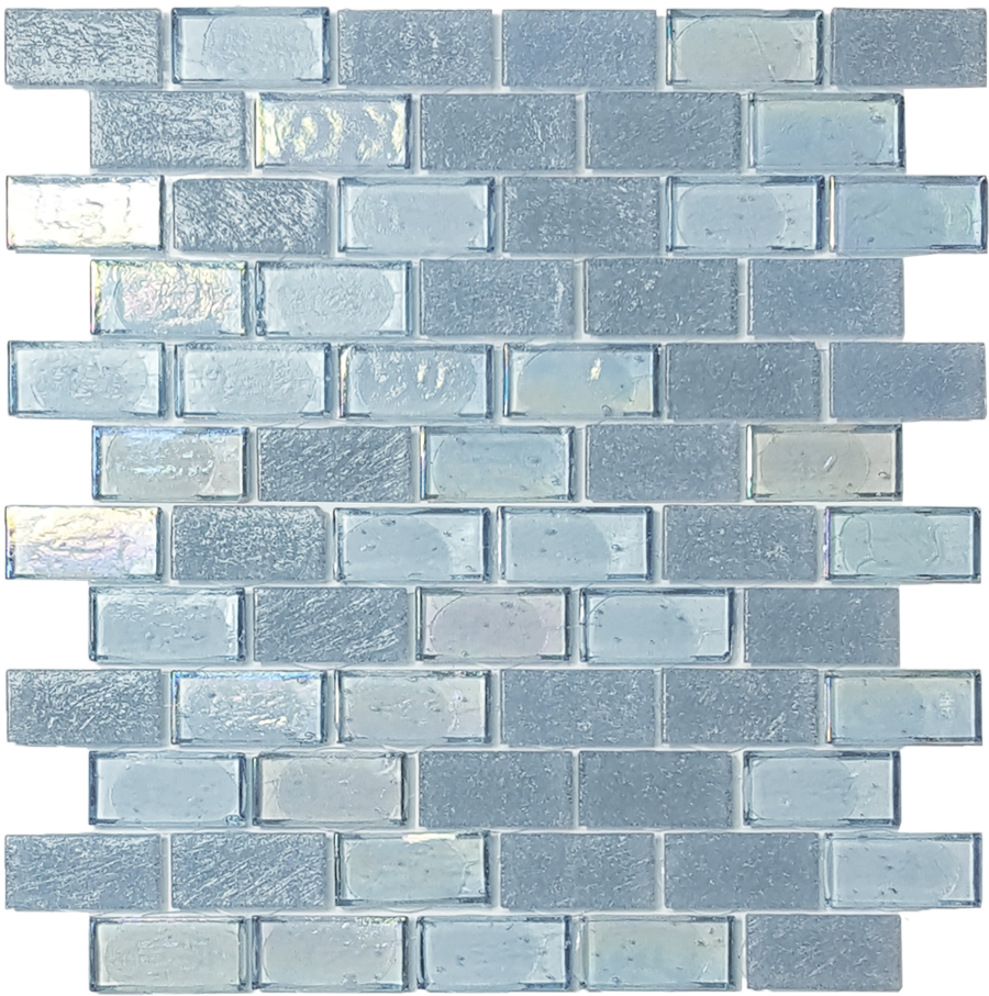 QDI Surfaces Superior 1 x 2 12" x 12" Glass Mosaic