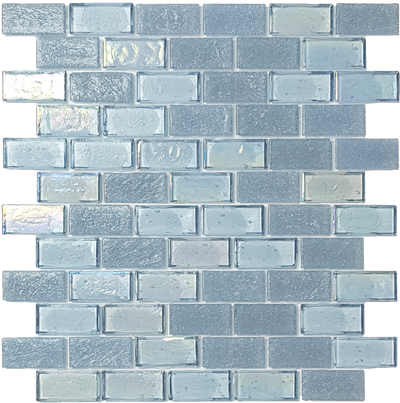 QDI Surfaces Superior 1 x 2 12" x 12" Glass Mosaic