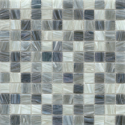 Emser Swirl 1 x 1 12" x 12" Glass Mosaic